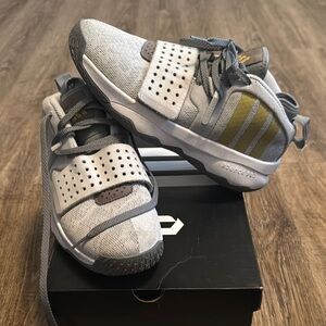Authentic Adidas Gray and Olive Sneakers